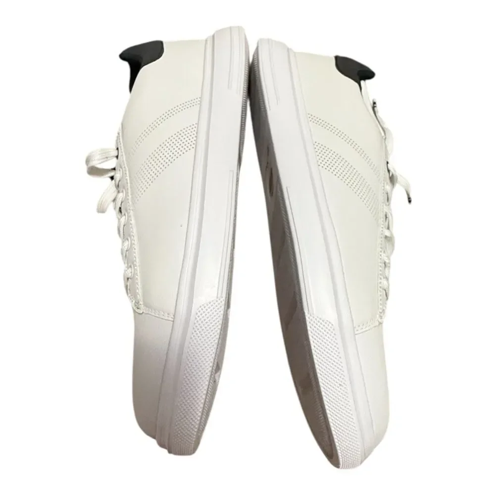 NEW BEN SHERMAN Hardie Low Top white grey size 10.5 men’s
